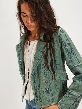 Free People Lotty Jacquard Jacket